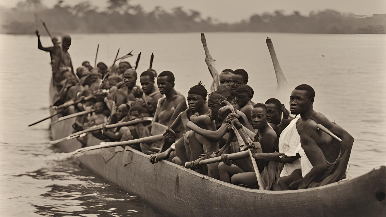 war canoe Opobo