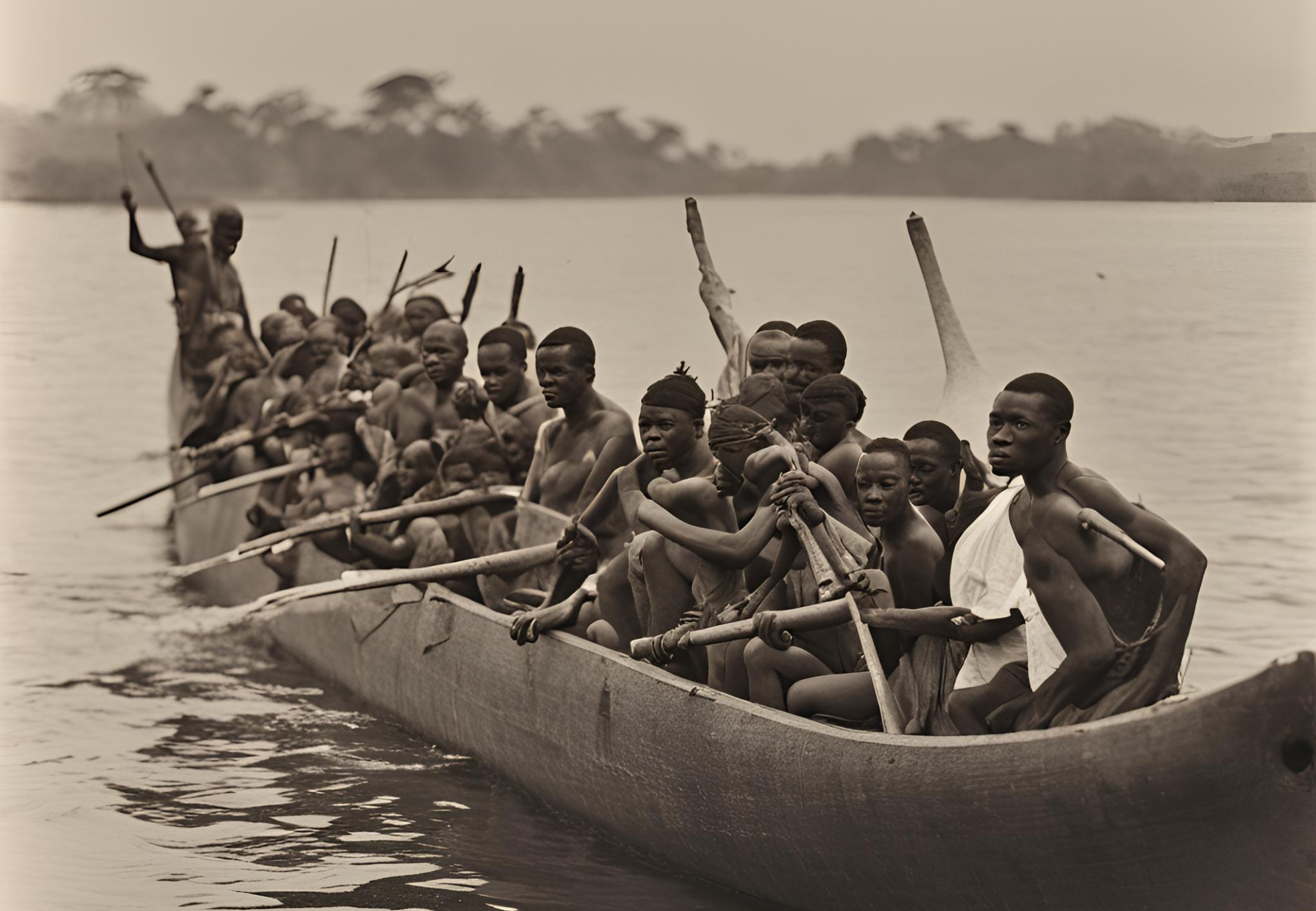 war canoe Opobo