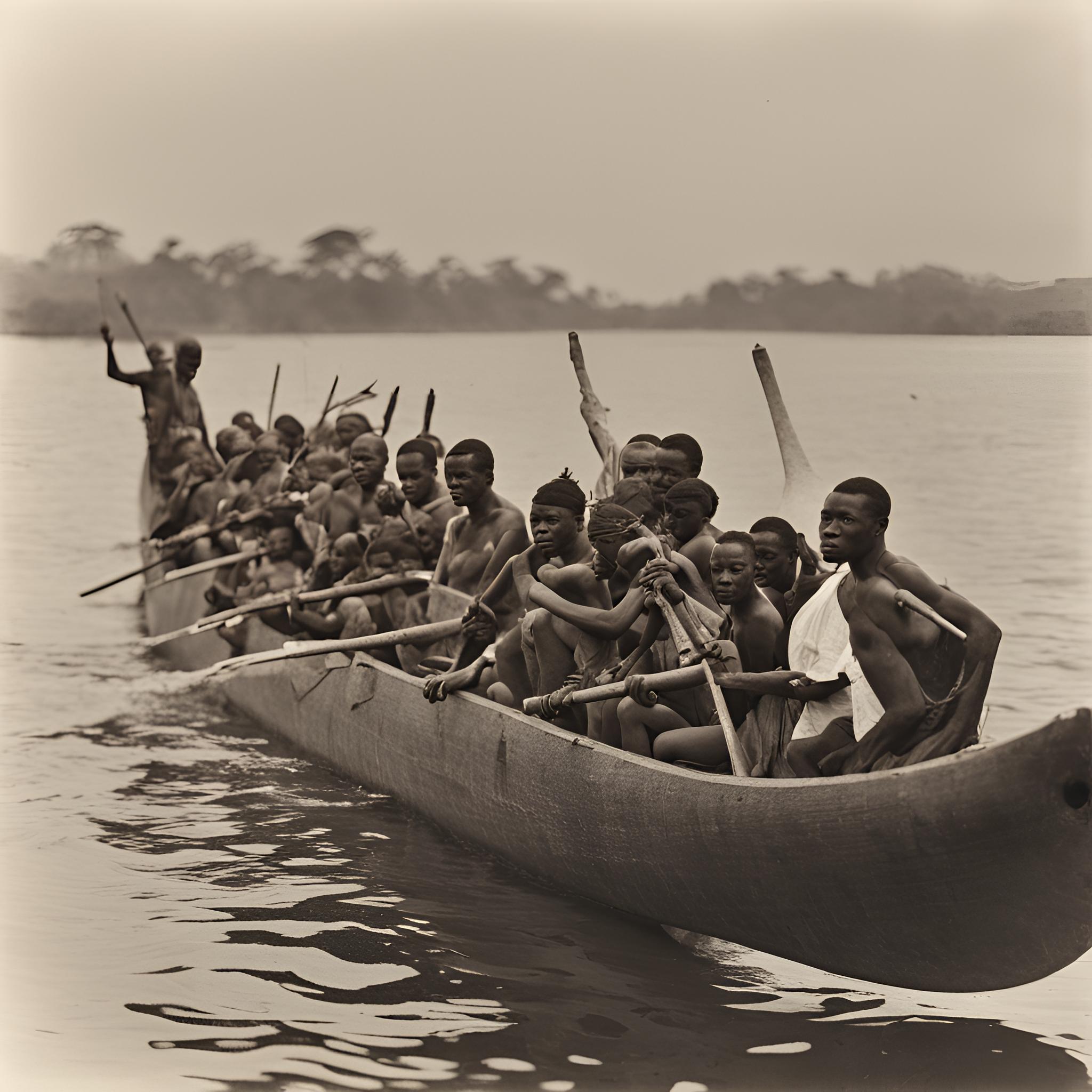 war canoe Opobo